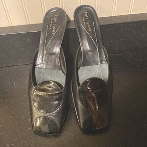 Kate Spade Black Paula Mules/ Slides 8.5 M